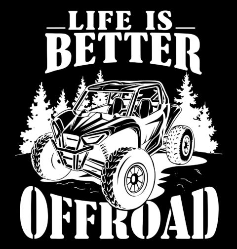 Obrázek produktu Dámské tričko Život je lepší v terénu Offroad