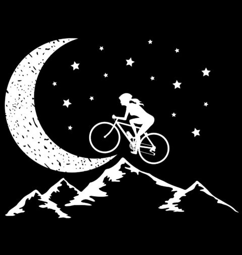 Obrázek produktu Pánská mikina Noční Projížďka na Kole