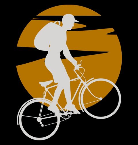 Obrázek produktu Dětské tričko Projížďka na Kole při Západu Slunce