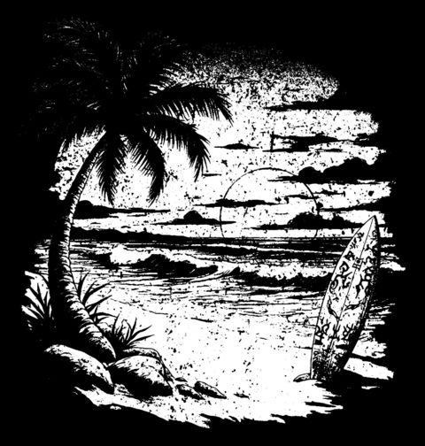 Obrázek produktu Dětské tričko Havajská Pláž