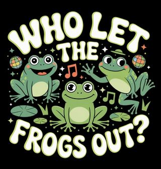 Obrázek 2 produktu Dětské tričko Kdo pustil žáby ven? Who Let the Frogs Out?