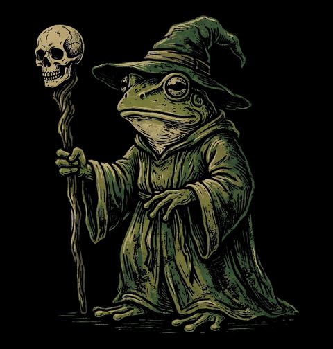 Obrázek produktu Pánské tričko Žábí Čarodějka