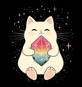 Obrázek 2 produktu Pánská mikina Kosmická Kočka s Krystalem