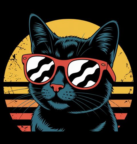 Obrázek produktu Pánská mikina Zhypnotizovaná Kočka