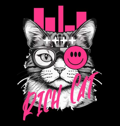 Obrázek produktu Pánské tričko Bohatá Kočka Rich Cat