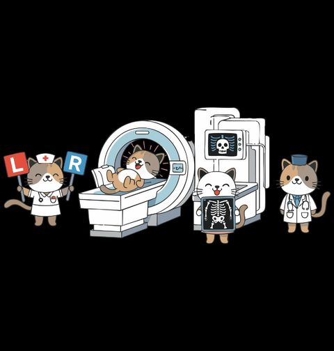 Obrázek produktu Pánské tričko Kočičí Rentgen