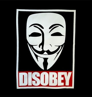 Obrázek 2 produktu Dětské tričko Anonymous Disobey Nepodřizuj se 