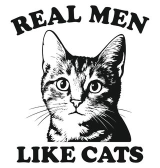 Obrázek 2 produktu Pánské tričko Skuteční muži mají rádi kočky Real Men Like Cats