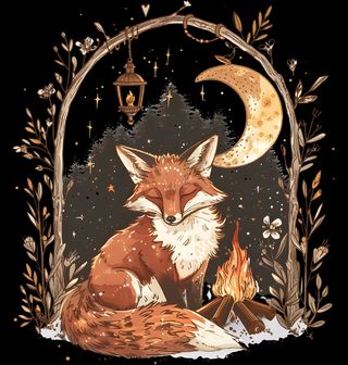 Obrázek 2 produktu Pánská mikina Liška u Nočního Táboráku