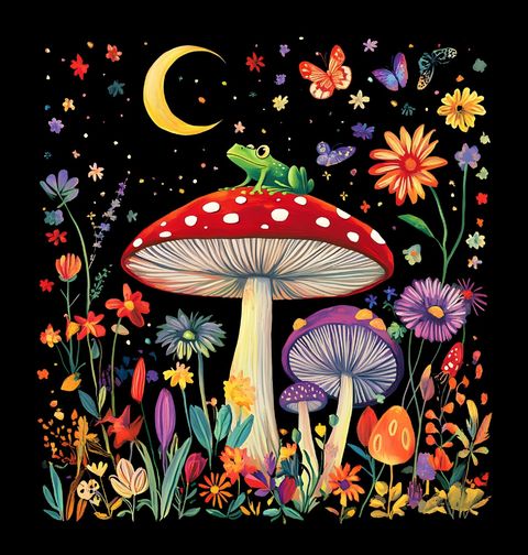 Obrázek produktu Dámské tričko Rosnička Zelená na Mochomůrce