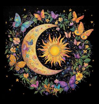 Obrázek 2 produktu Dámské tričko Slunce a Měsíc v Motýlím Kruhu