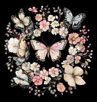 Obrázek 2 produktu Pánská mikina Zahrada plná Motýlů