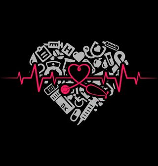 Obrázek 2 produktu Dětské tričko Kardiogram a Srdce Zdravotníka