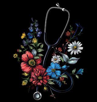 Obrázek 2 produktu Pánská mikina Stetoskop v Květech Života