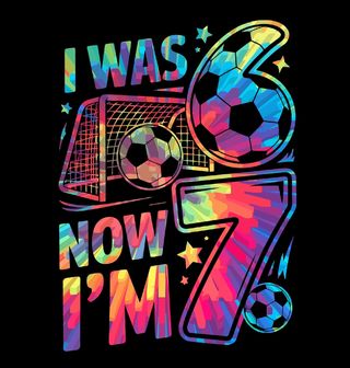 Obrázek 2 produktu Dětské tričko Teď je mi 7 Fotbalový meme Six Seven 67