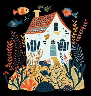 Obrázek 2 produktu Dětské tričko Domeček v Aquariu