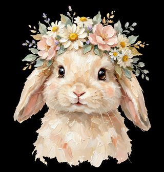 Obrázek 2 produktu Dětské tričko Květinový Králík