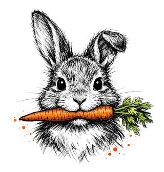 Obrázek 2 produktu Dámské tričko Králík s Mrkví