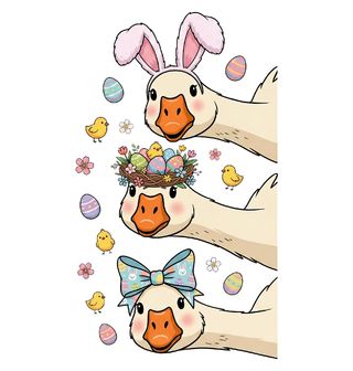 Obrázek 2 produktu Dětské tričko Zvědavé Velikonoční Husy