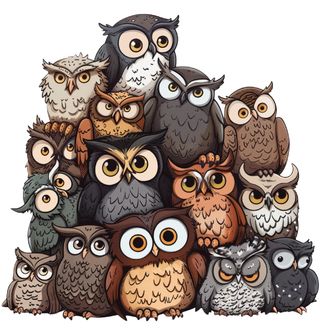 Obrázek 2 produktu Dámské tričko Parta Moudrých Sov