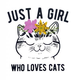 Obrázek 2 produktu Dámské tričko Prostě obyčejná holka, která miluje kočky!