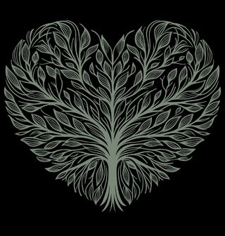 Obrázek 2 produktu Pánská mikina Strom života ve tvaru Srdce