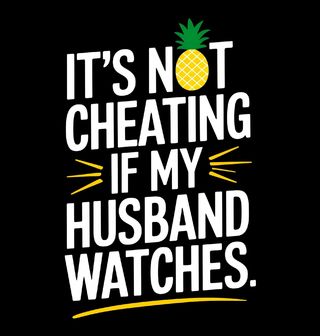 Obrázek 2 produktu Pánské tričko Není to nevěra, když se můj manžel dívá