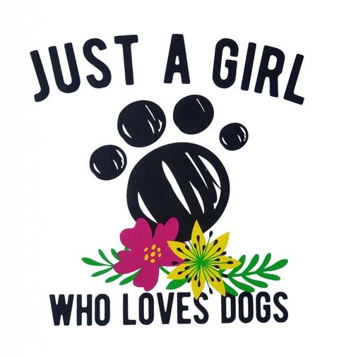 Obrázek produktu Dámské tričko Prostě obyčejná holka, která miluje psy!