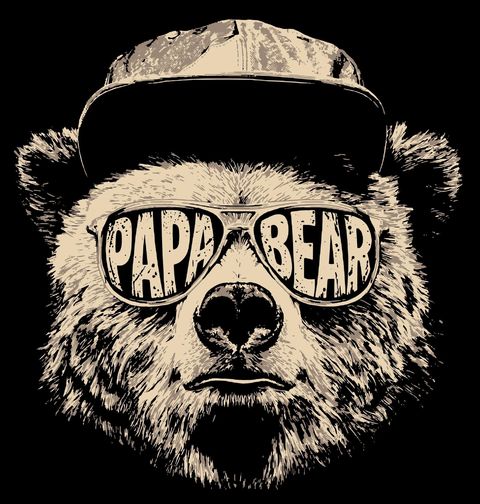 Obrázek produktu Pánské tričko Táta Medvěd Papa Bear