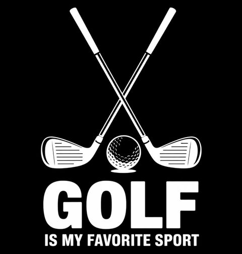 Obrázek produktu Dámské tričko Golf je můj oblíbený sport