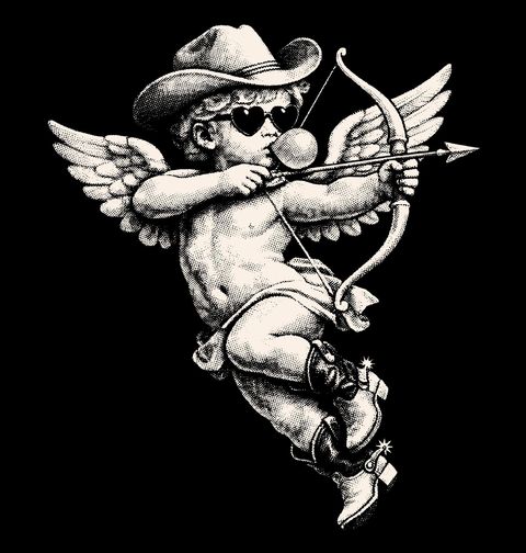 Obrázek produktu Dětské tričko Kovbojský Anděl Lásky Cupid