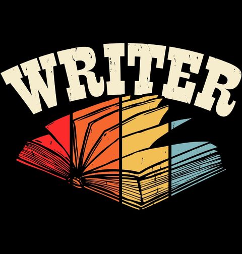 Obrázek produktu Dětské tričko Retro Spisovatel Writer