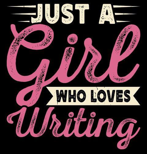 Obrázek produktu Dětské tričko Jen holka, která miluje psaní