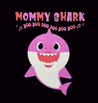 Obrázek 2 produktu Dámské tričko Mommy Shark Doo Doo Doo