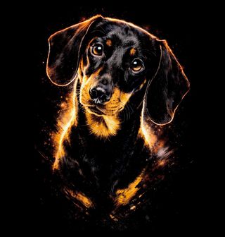 Obrázek 2 produktu Dětské tričko Věrný Pohled Jezevčíka