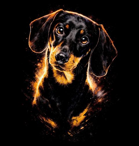 Obrázek produktu Dámské tričko Věrný Jezevčík