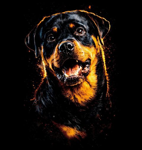 Obrázek produktu Pánská mikina Poslušný Rotvajler