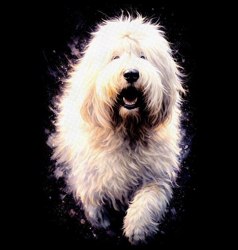 Obrázek produktu Dámské tričko Staroanglický ovčák