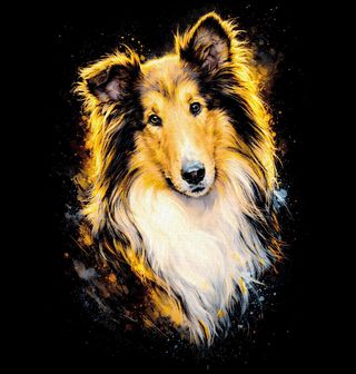 Obrázek 2 produktu Pánská mikina Kolie dlouhosrstá