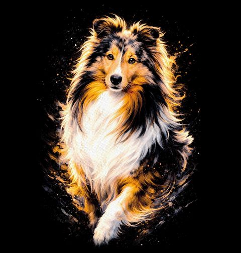 Obrázek produktu Dětské tričko Elegantní Šeltie