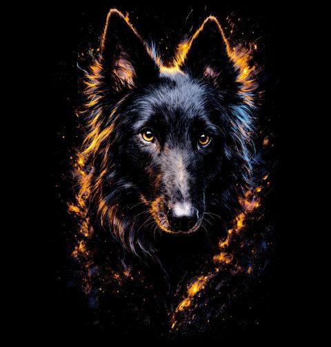 Obrázek produktu Dětské tričko Belgický ovčák Groenendael