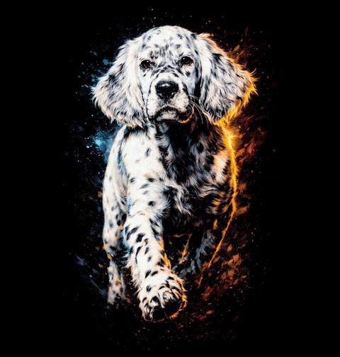 Obrázek produktu Dámské tričko Štěně Anglického setra