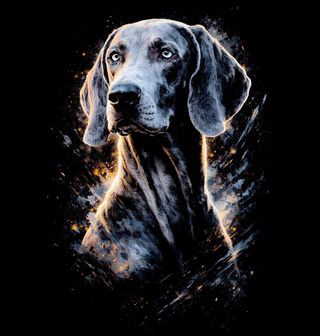 Obrázek 1 produktu Dětské tričko Modrý Výmarský ohař