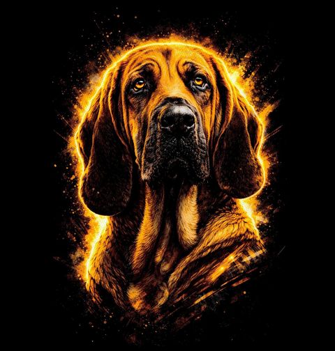 Obrázek produktu Dětské tričko Svatohubertský pes Bloodhound