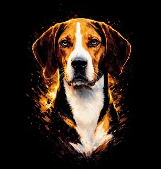 Obrázek 1 produktu Dámské tričko Anglický foxhound