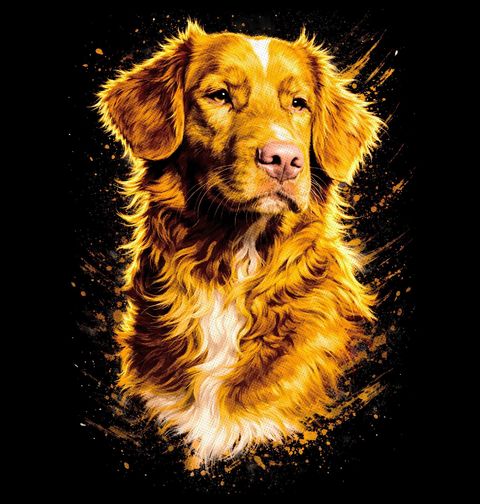 Obrázek produktu Dětské tričko Novoskotský retrívr