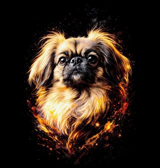 Obrázek 1 produktu Dámské tričko Pekingský palácový psík