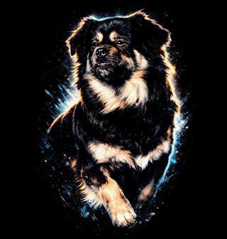 Obrázek 2 produktu Dámské tričko Tibetský španěl