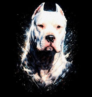 Obrázek 2 produktu Pánské tričko Bílá Argentinská doga