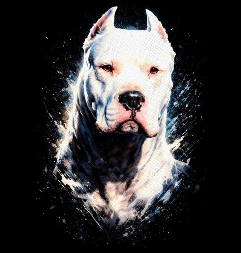 Obrázek produktu Pánské tričko Bílá Argentinská doga